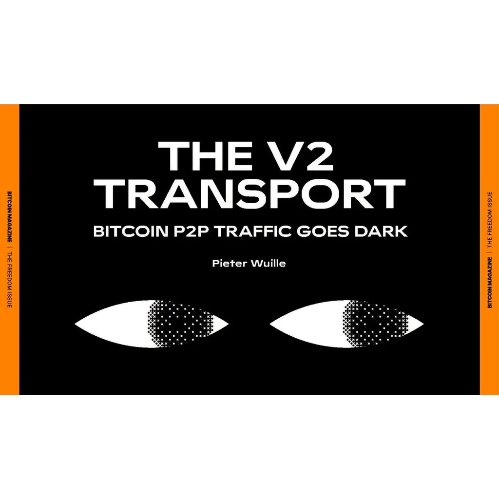 Bitcoin P2P Traffic Goes Dark Bitcoin P2P Traffic Goes Dark