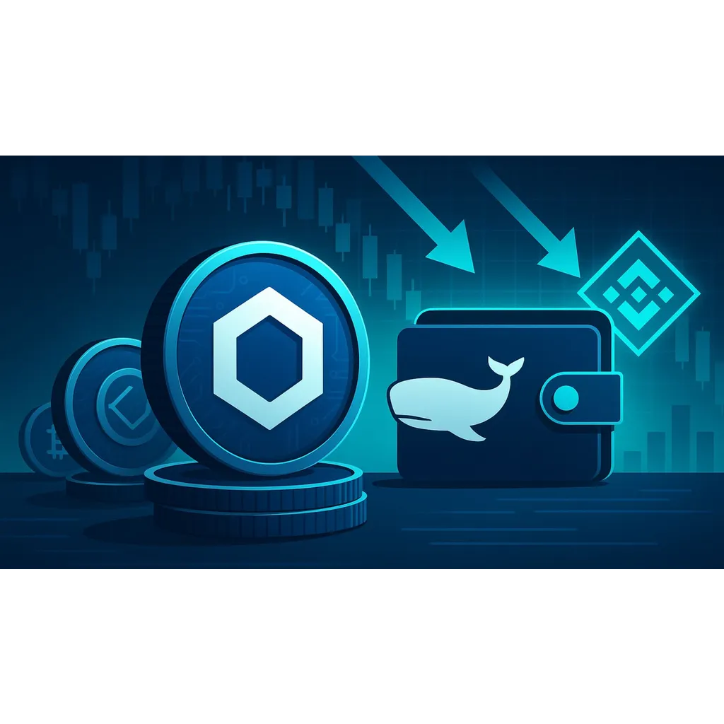 Whales move 188 million dollars in Chainlink off Binance after crash Whales move 188 million dollars in Chainlink off Binance after crash