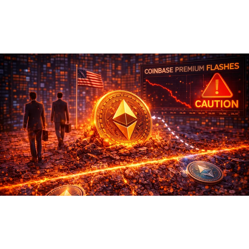 US Institutions Step Back From Ethereum: Coinbase Premium Flashes Caution US Institutions Step Back From Ethereum: Coinbase Premium Flashes Caution