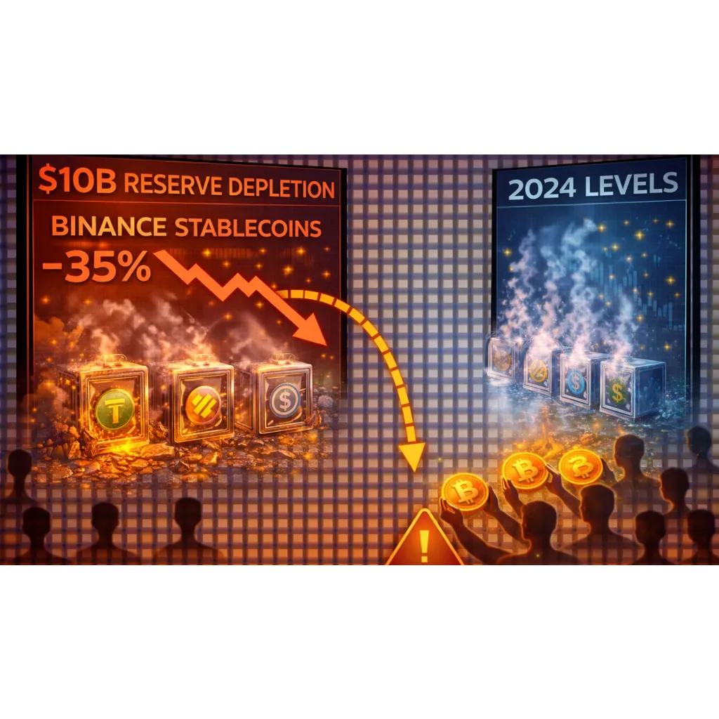 The Billion Vanishing Act: Binance Stablecoin Reserves Evaporate To 2024 Levels As Liquidity Flees Crypto The Billion Vanishing Act: Binance Stablecoin Reserves Evaporate To 2024 Levels As Liquidity Flees Crypto