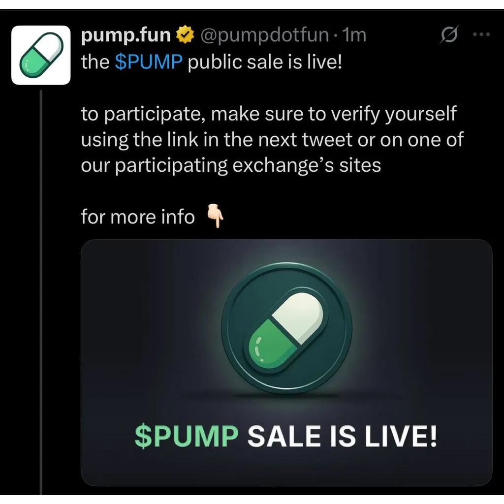 Pump.fun Raises 0 Million in Minutes in PUMP Token Sale – “The Defiant” Pump.fun Raises 0 Million in Minutes in PUMP Token Sale – “The Defiant”