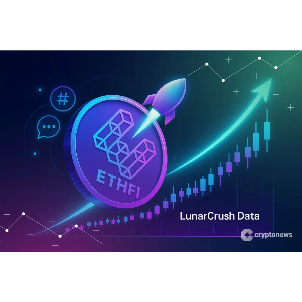 Ether.fi token registers increased social engagement and price movement according to LunarCrush data Ether.fi token registers increased social engagement and price movement according to LunarCrush data