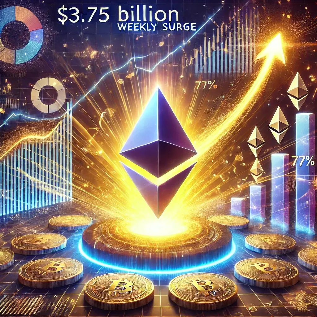 Ethereum captures 77% of .75B crypto fund inflows in one week Ethereum captures 77% of .75B crypto fund inflows in one week