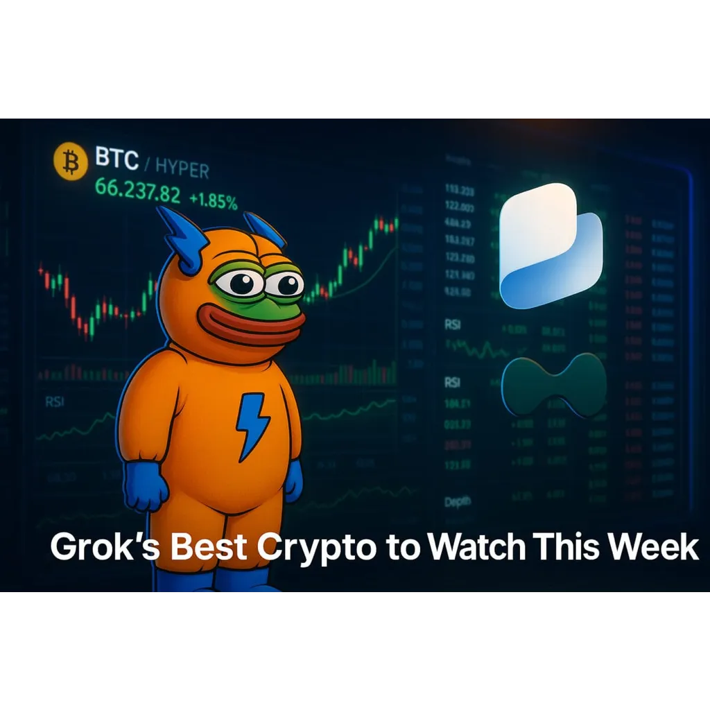 Grok selects cryptocurrencies for weekly observation based on market analysis Grok selects cryptocurrencies for weekly observation based on market analysis
