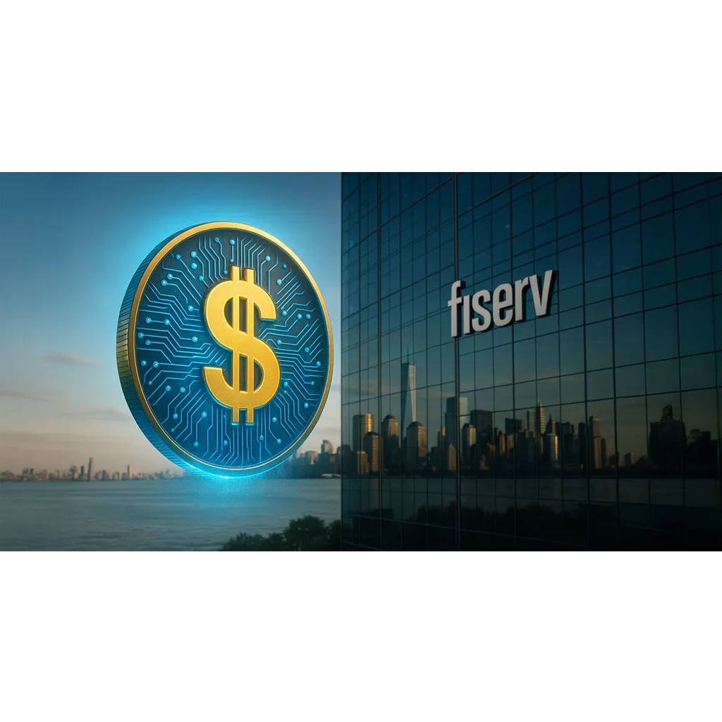 Nasdaq-listed Fiserv to launch USD-pegged stablecoin on Solana by the end of the year Nasdaq-listed Fiserv to launch USD-pegged stablecoin on Solana by the end of the year