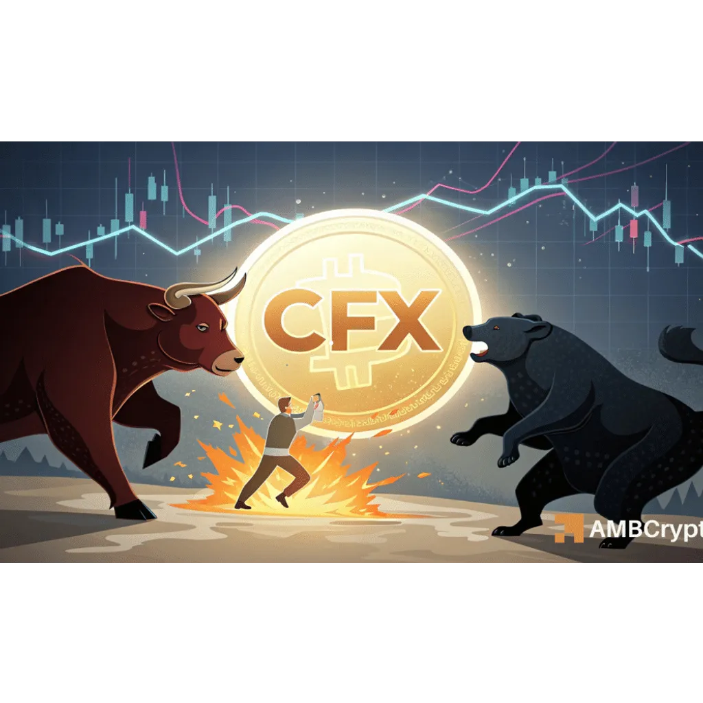 Conflux CFX price stalls at key level Conflux CFX price stalls at key level