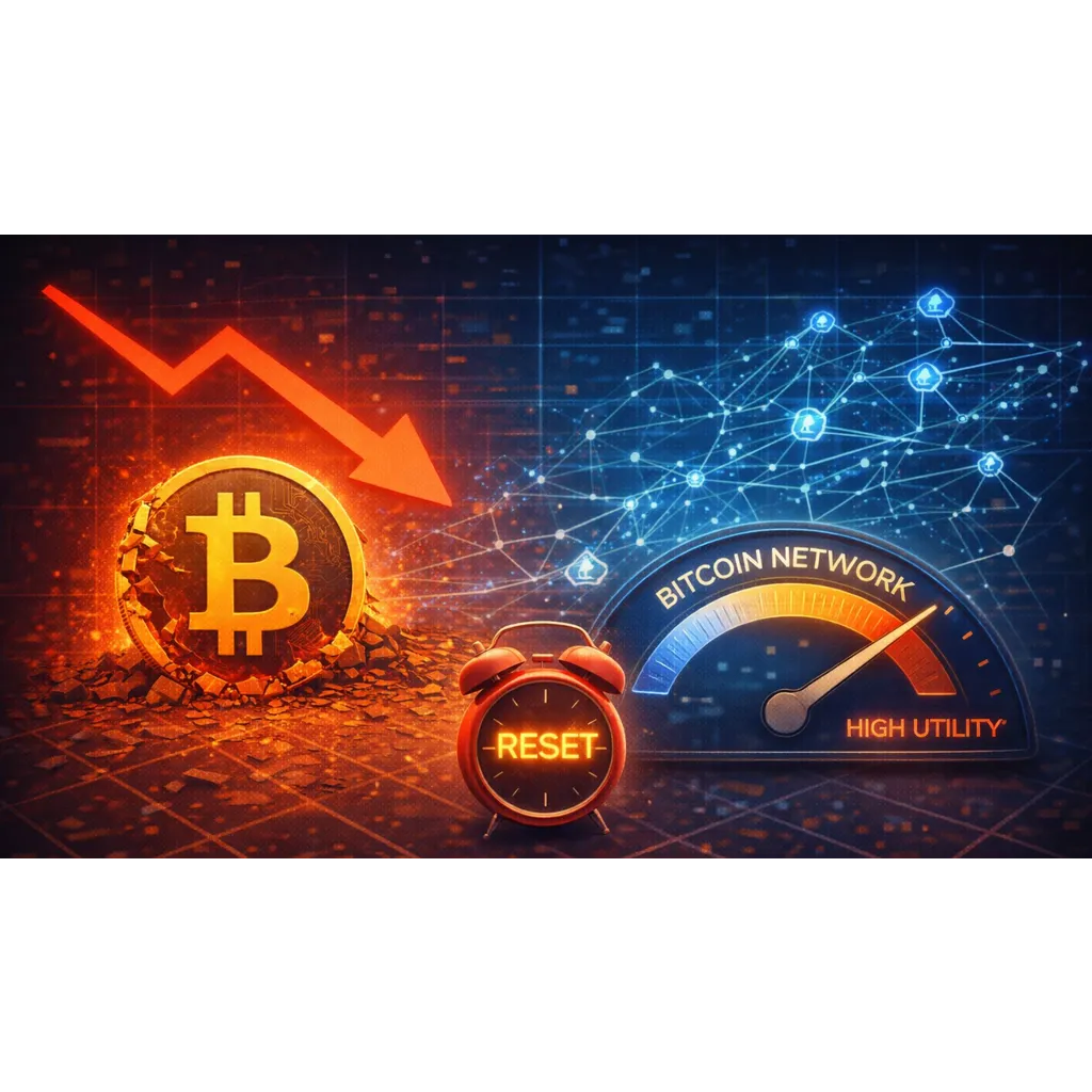 Bitcoin Price Lags Network Utility: A Valuation Reset Is Underway Bitcoin Price Lags Network Utility: A Valuation Reset Is Underway