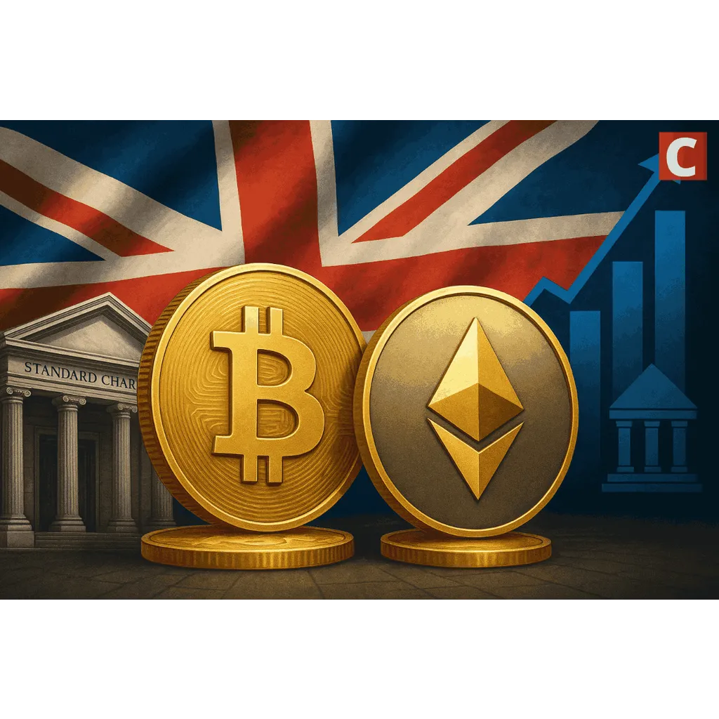 Standard Chartered Launches Spot BTC, ETH Trading in UK Standard Chartered Launches Spot BTC, ETH Trading in UK