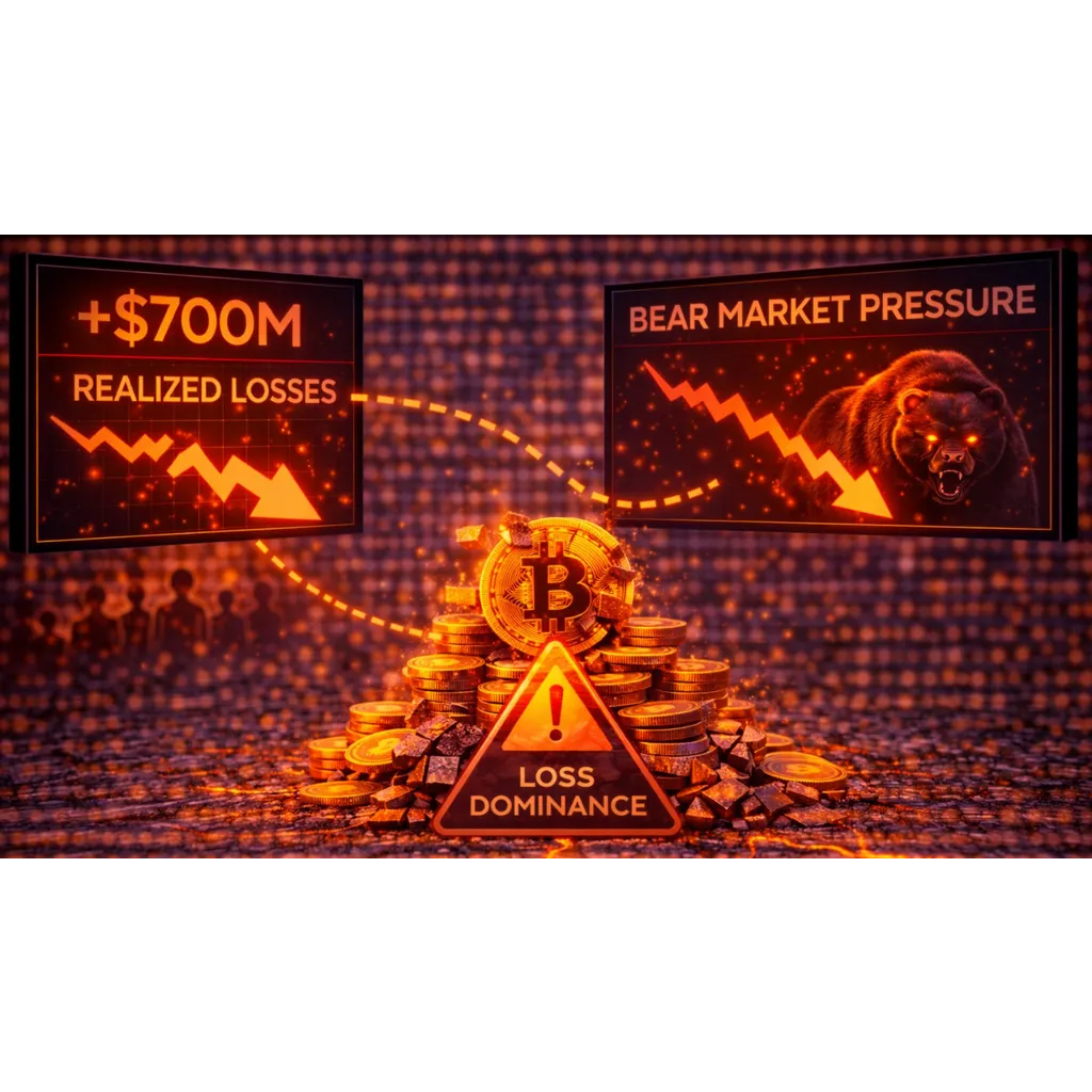 Bitcoin Realized Losses Dominate – Bear Market Pressure Intensifies Bitcoin Realized Losses Dominate – Bear Market Pressure Intensifies