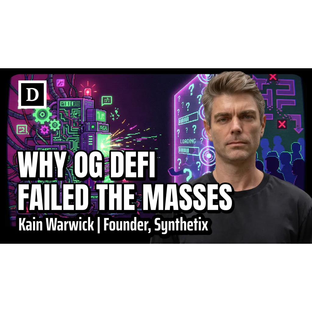 Why OG DeFi Failed | Kain Warwick, Founder of Synthetix Why OG DeFi Failed | Kain Warwick, Founder of Synthetix