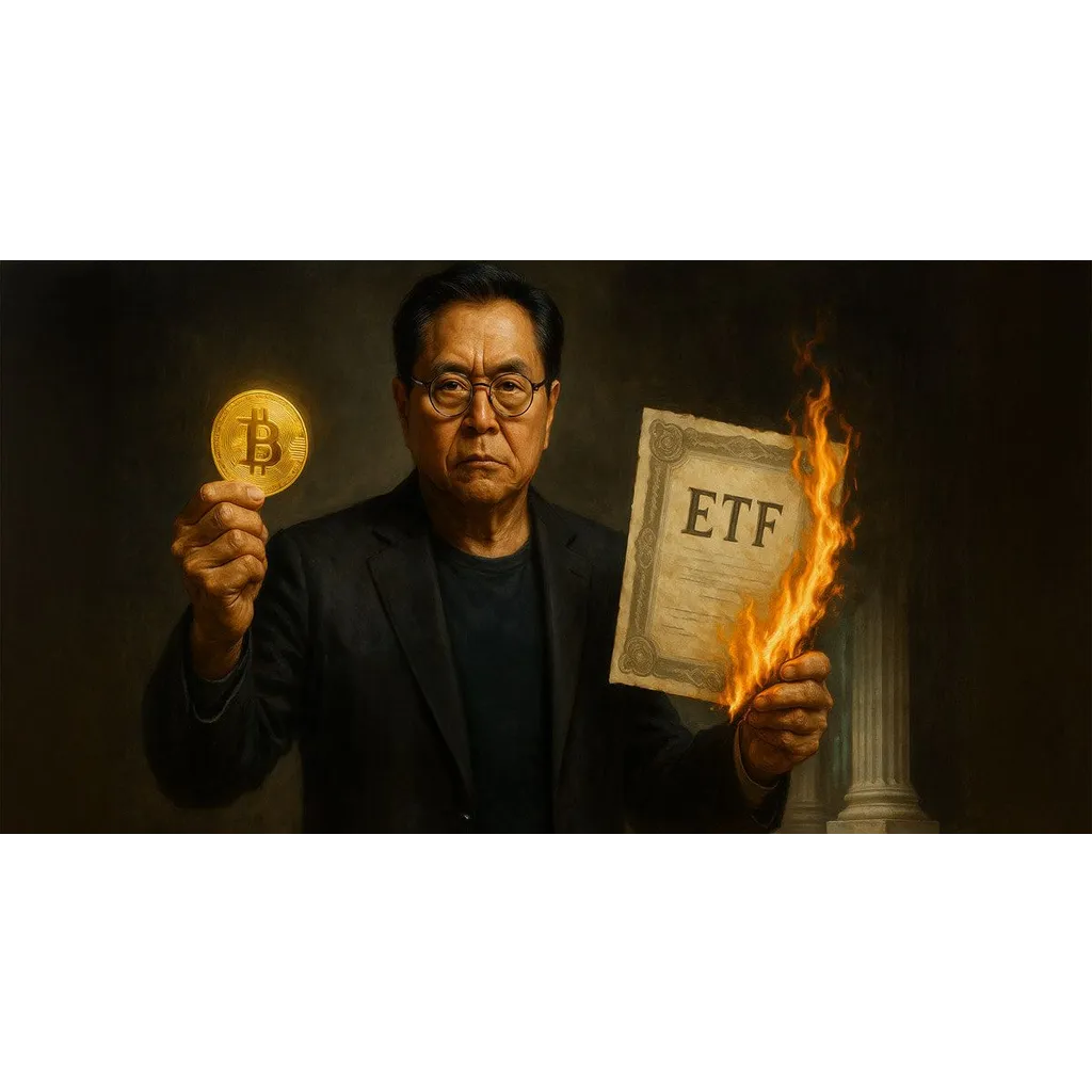 Robert Kiyosaki slams ETFs for being ‘paper versions’ of Bitcoin, gold and silver Robert Kiyosaki slams ETFs for being ‘paper versions’ of Bitcoin, gold and silver