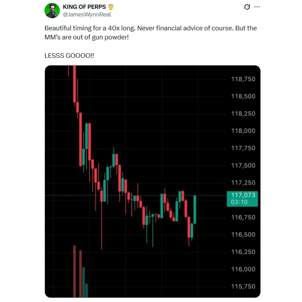 James Wynn returns with M leveraged Bitcoin long, 0K PEPE bet James Wynn returns with M leveraged Bitcoin long, 0K PEPE bet