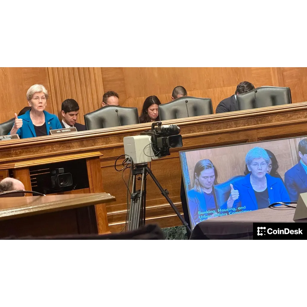 Senator Warren maintains pressure on cryptocurrency political ties during bill negotiations Senator Warren maintains pressure on cryptocurrency political ties during bill negotiations