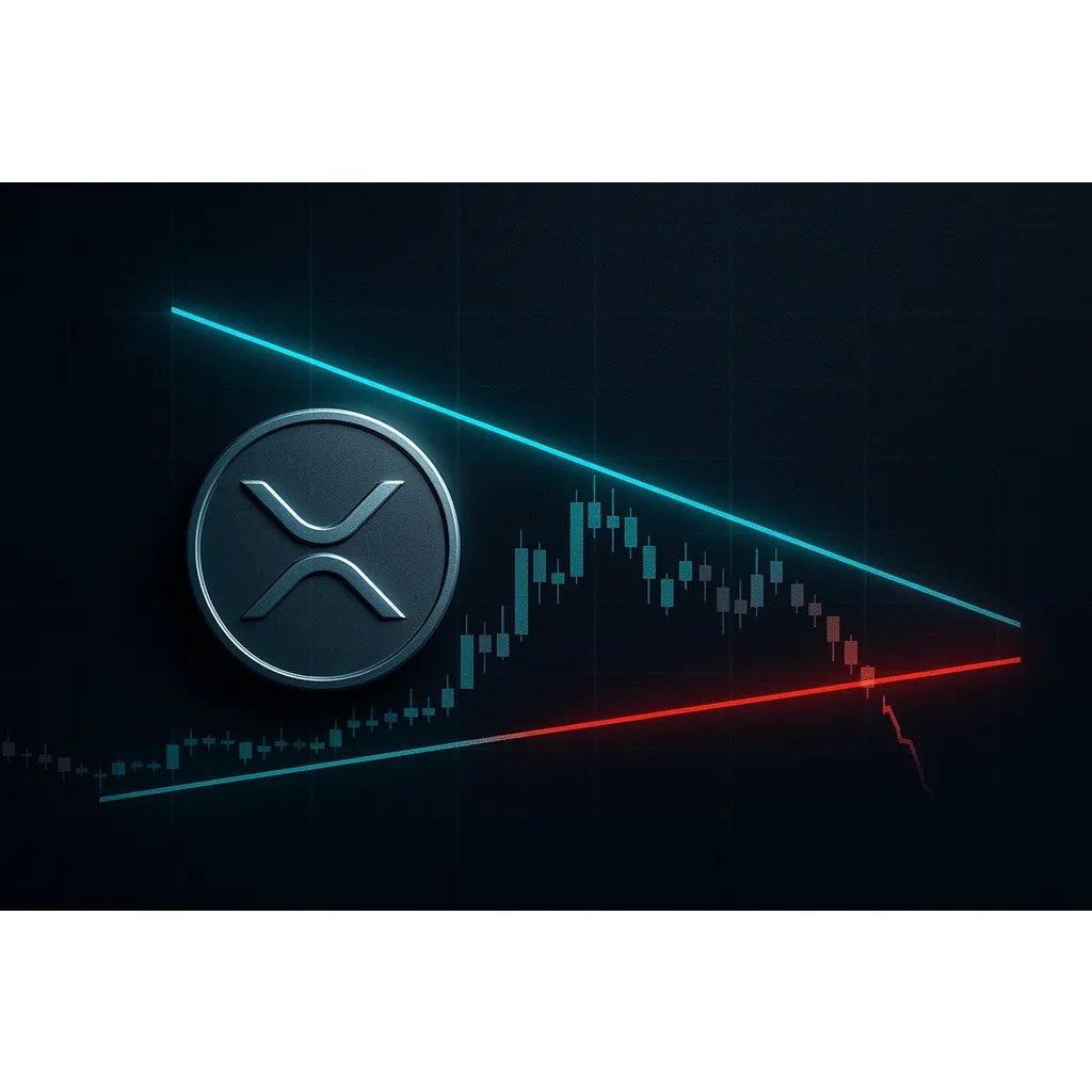 XRP retest triangle support at .72 analyst warns XRP retest triangle support at .72 analyst warns