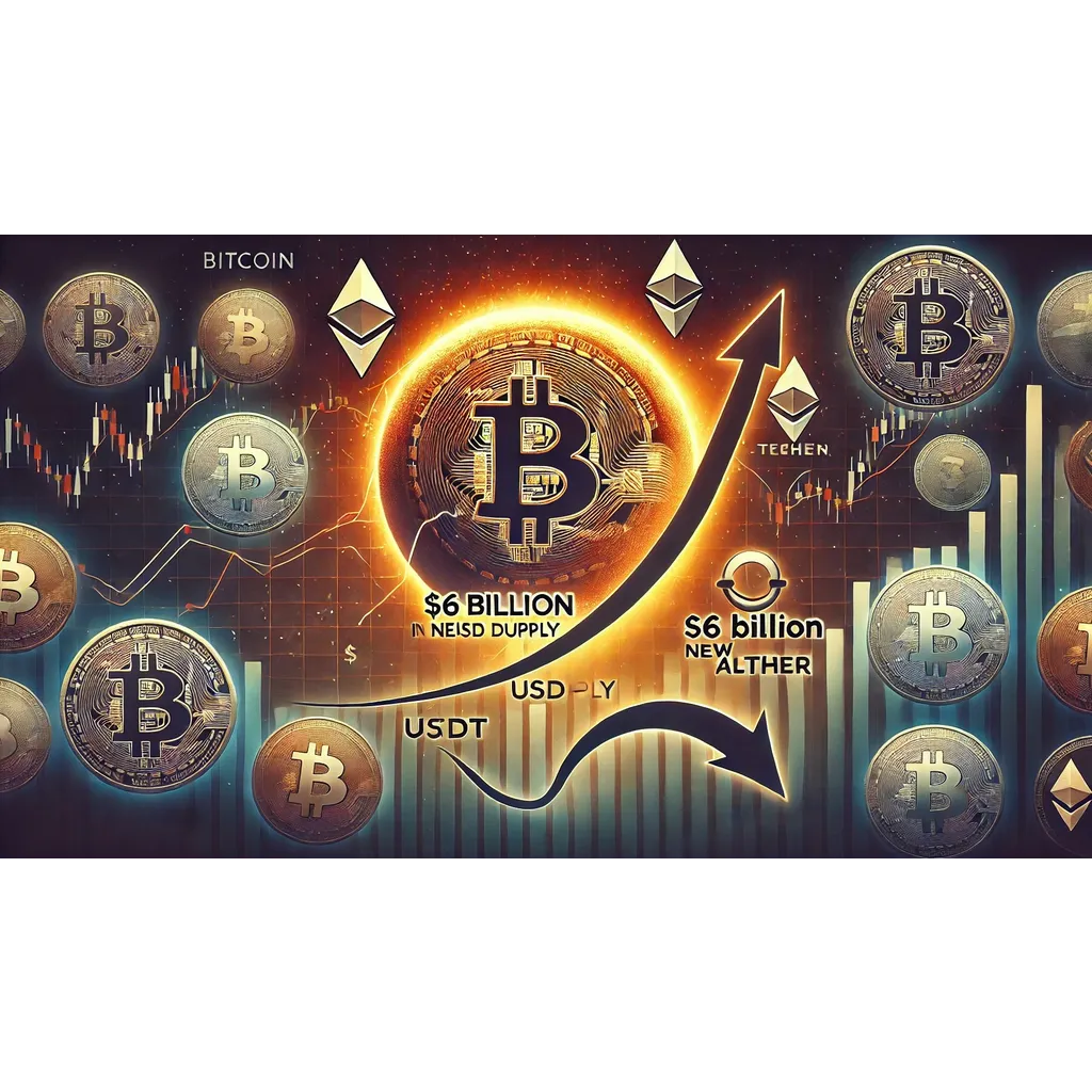 Bitcoin’s dominance declines as B USDT issuance… Bitcoin’s dominance declines as B USDT issuance…