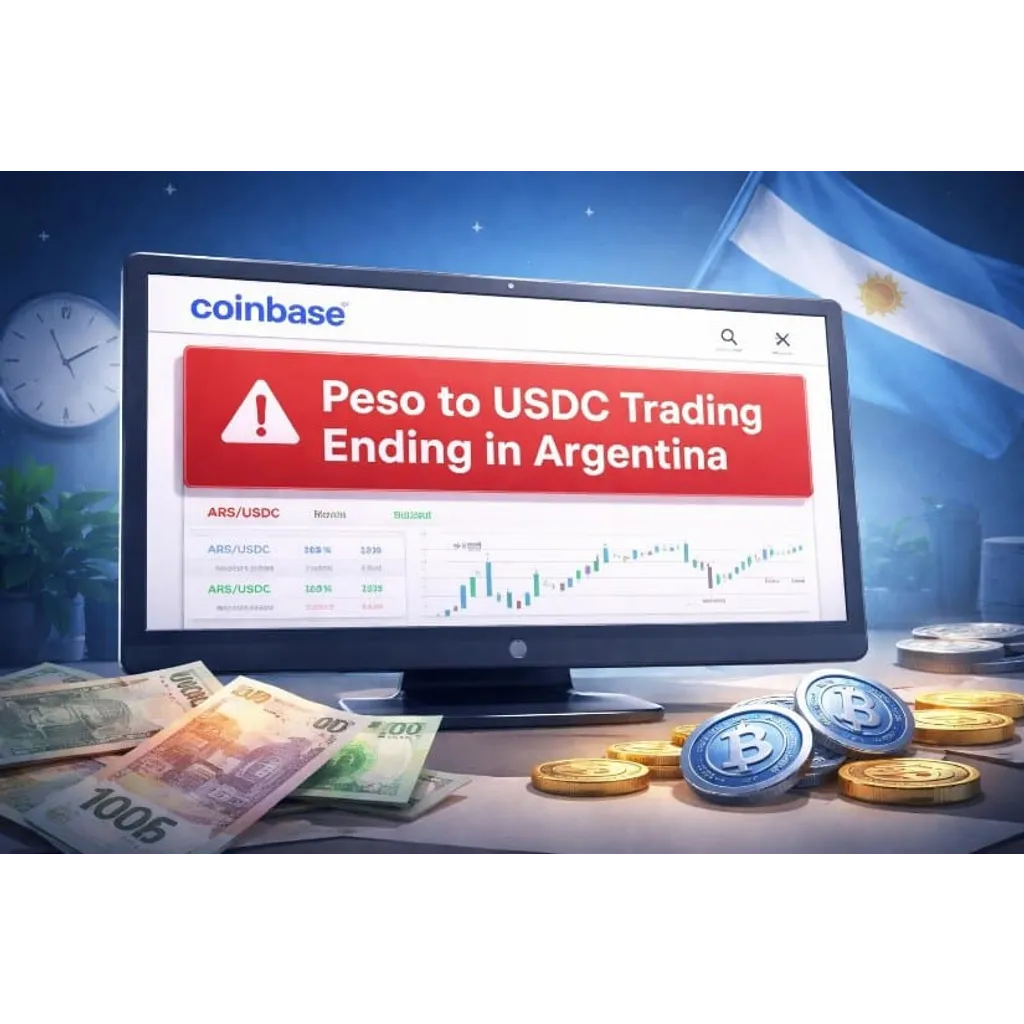 Coinbase Ends Peso-to-USDC Trading in Argentina After One Year Coinbase Ends Peso-to-USDC Trading in Argentina After One Year