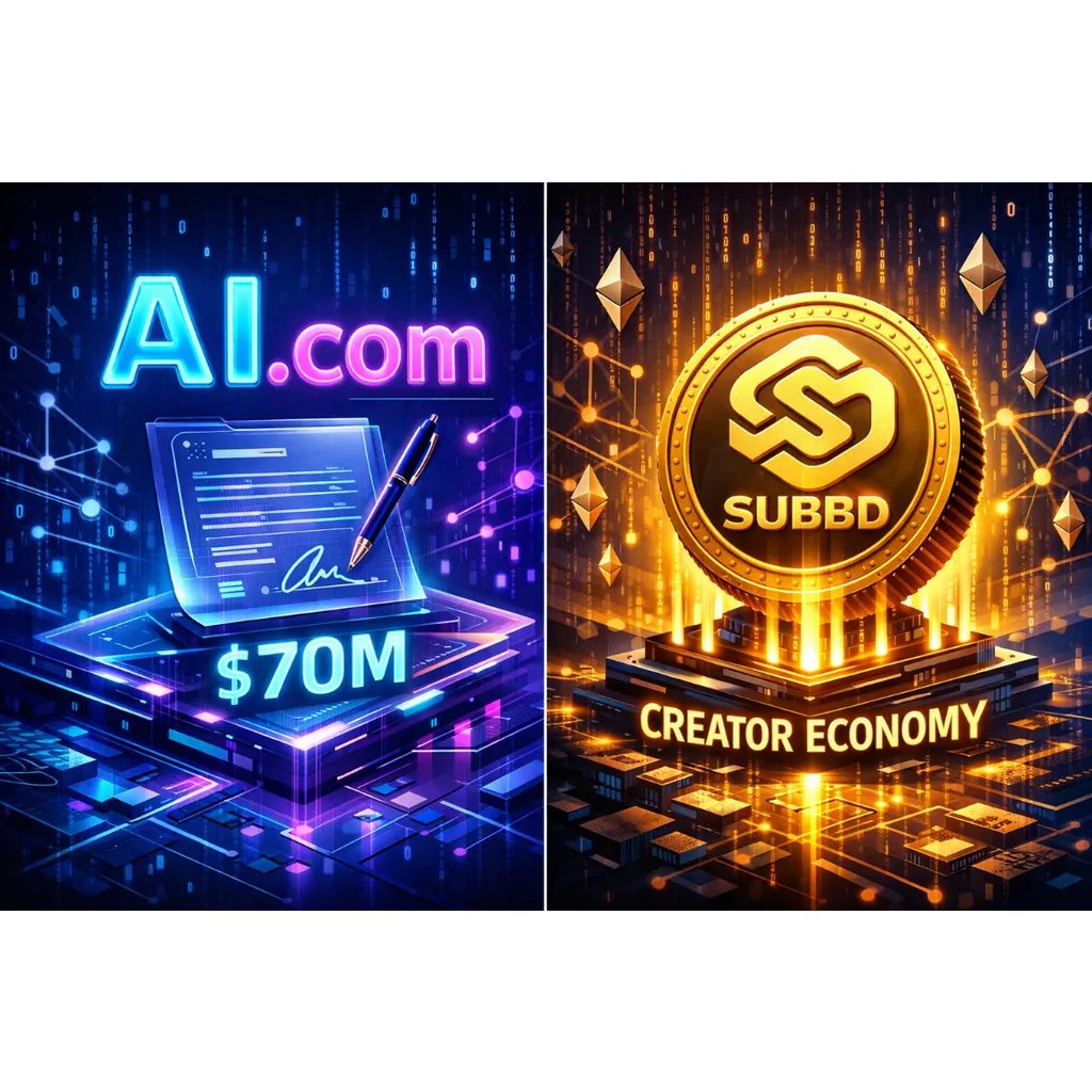 Crypto.com Founder Buys AI.com For M: Boosts SUBBD Crypto.com Founder Buys AI.com For M: Boosts SUBBD