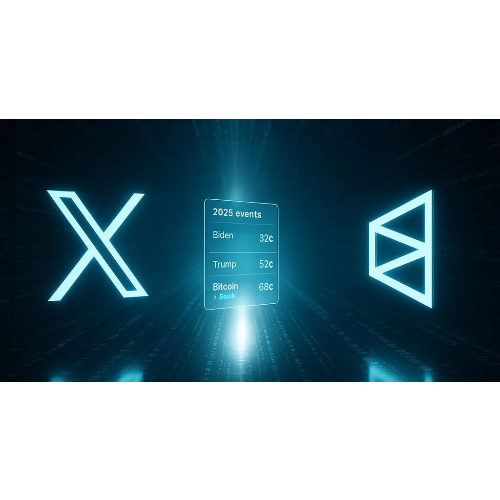 X and Polymarket partner up to bring decentralized prediction markets to social media X and Polymarket partner up to bring decentralized prediction markets to social media