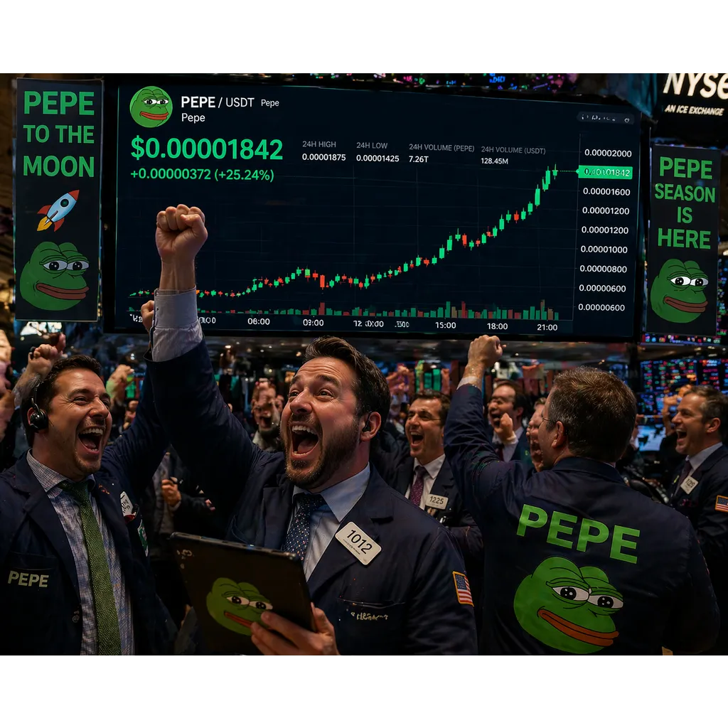 PEPE surges 4% as market sentiment improves, eyes Key resistance breakout PEPE surges 4% as market sentiment improves, eyes Key resistance breakout
