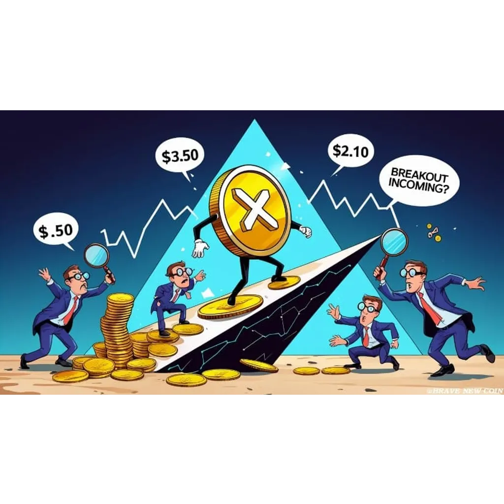 Analyst sees symmetrical triangle setup signaling 25% XRP price move Analyst sees symmetrical triangle setup signaling 25% XRP price move