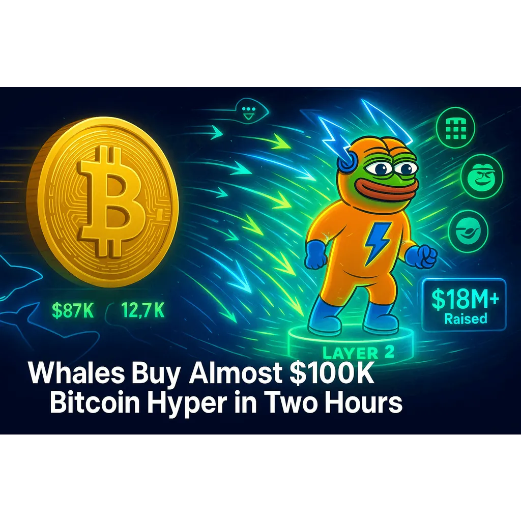 Whales buy nearly 0K Bitcoin Hyper in two hours as presale hits M Whales buy nearly 0K Bitcoin Hyper in two hours as presale hits M