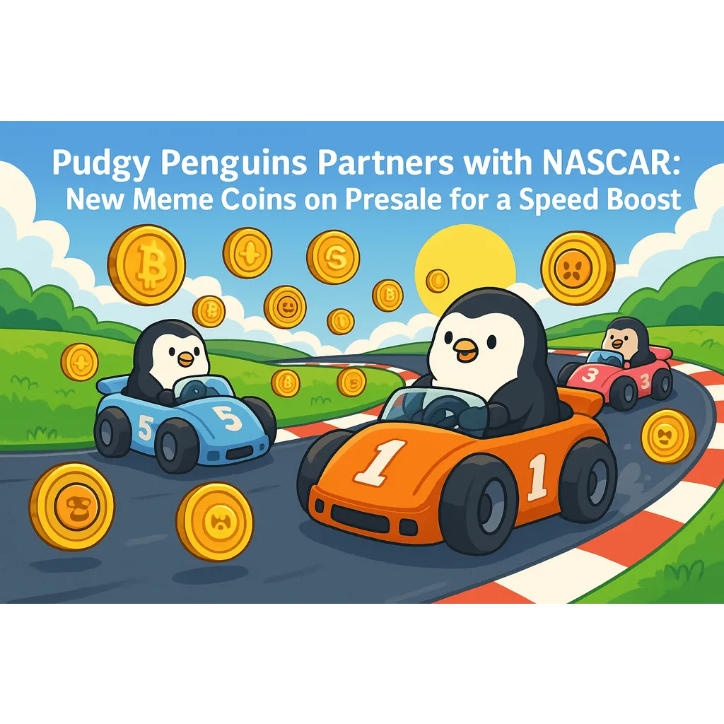 Pudgy Penguins Partners with NASCAR: New Meme Coins on Presale for a Speed Boost Pudgy Penguins Partners with NASCAR: New Meme Coins on Presale for a Speed Boost