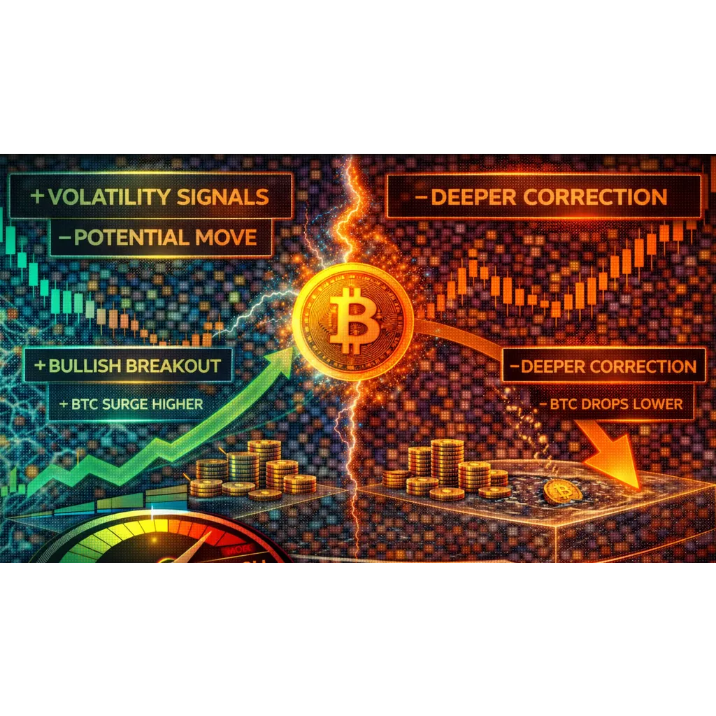 Bitcoin Volatility Signals Potential Move: Bullish Breakout Or A Deeper Correction? Bitcoin Volatility Signals Potential Move: Bullish Breakout Or A Deeper Correction?