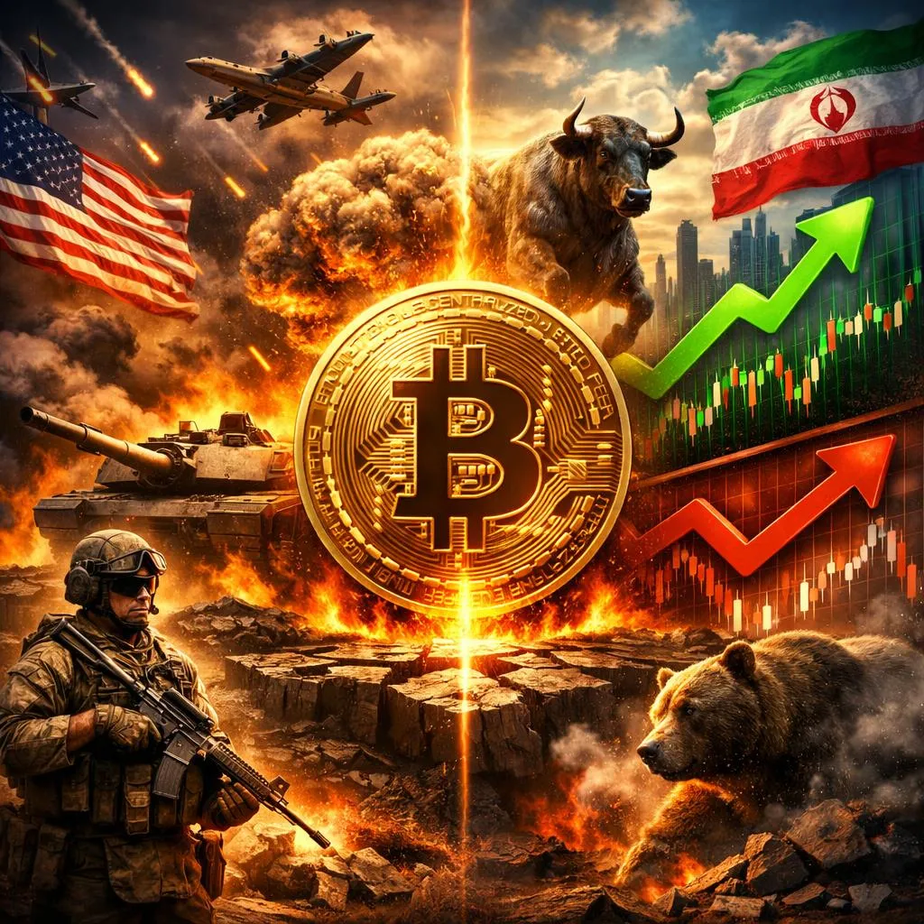 Three-Way Bitcoin Outlook Tied To US–Iran War—Which Case Is Most Realistic? Three-Way Bitcoin Outlook Tied To US–Iran War—Which Case Is Most Realistic?