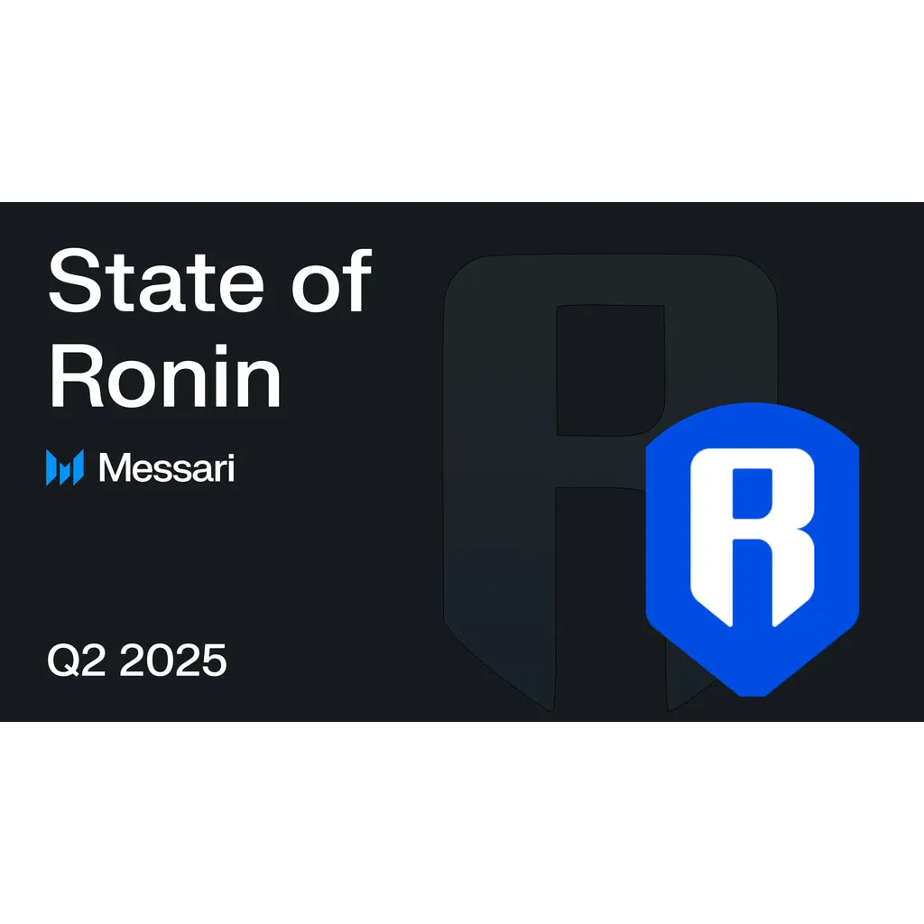 Ronin Network Q2 2025 processes 4.2 million transactions with Axie Infinity dominating activity Ronin Network Q2 2025 processes 4.2 million transactions with Axie Infinity dominating activity