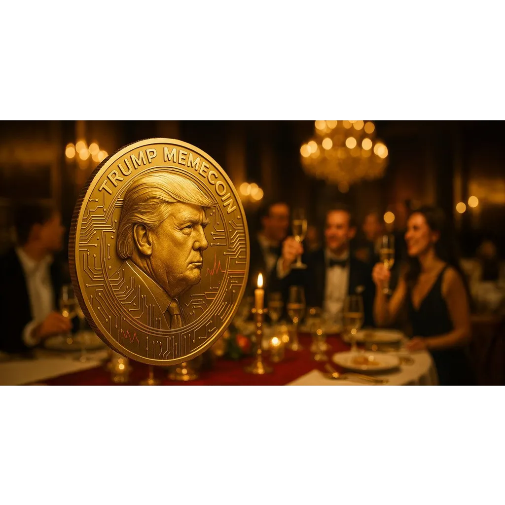 TRUMP gala dinner attendees dump tokens after event as price falls 8% amid protests TRUMP gala dinner attendees dump tokens after event as price falls 8% amid protests