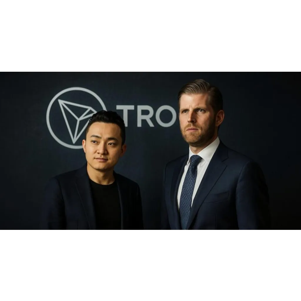 Eric Trump says he loves Justin Sun but denies involvement in Tron’s public debut plan Eric Trump says he loves Justin Sun but denies involvement in Tron’s public debut plan