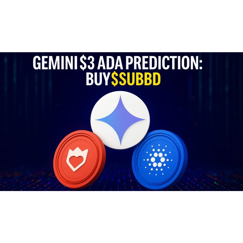 Gemini forecasts ADA at .50 by December 2024 amid SUBBD token 120% monthly surge Gemini forecasts ADA at .50 by December 2024 amid SUBBD token 120% monthly surge
