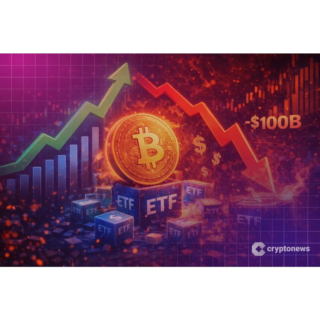 BTC Price Reversal In Motion? Bitcoin ETFs Dip Below 0B for First Time Since April 2025 BTC Price Reversal In Motion? Bitcoin ETFs Dip Below 0B for First Time Since April 2025