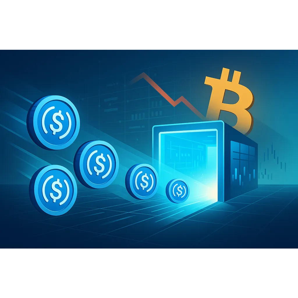 USDC stablecoin floods exchanges as Bitcoin price experiences a downturn USDC stablecoin floods exchanges as Bitcoin price experiences a downturn