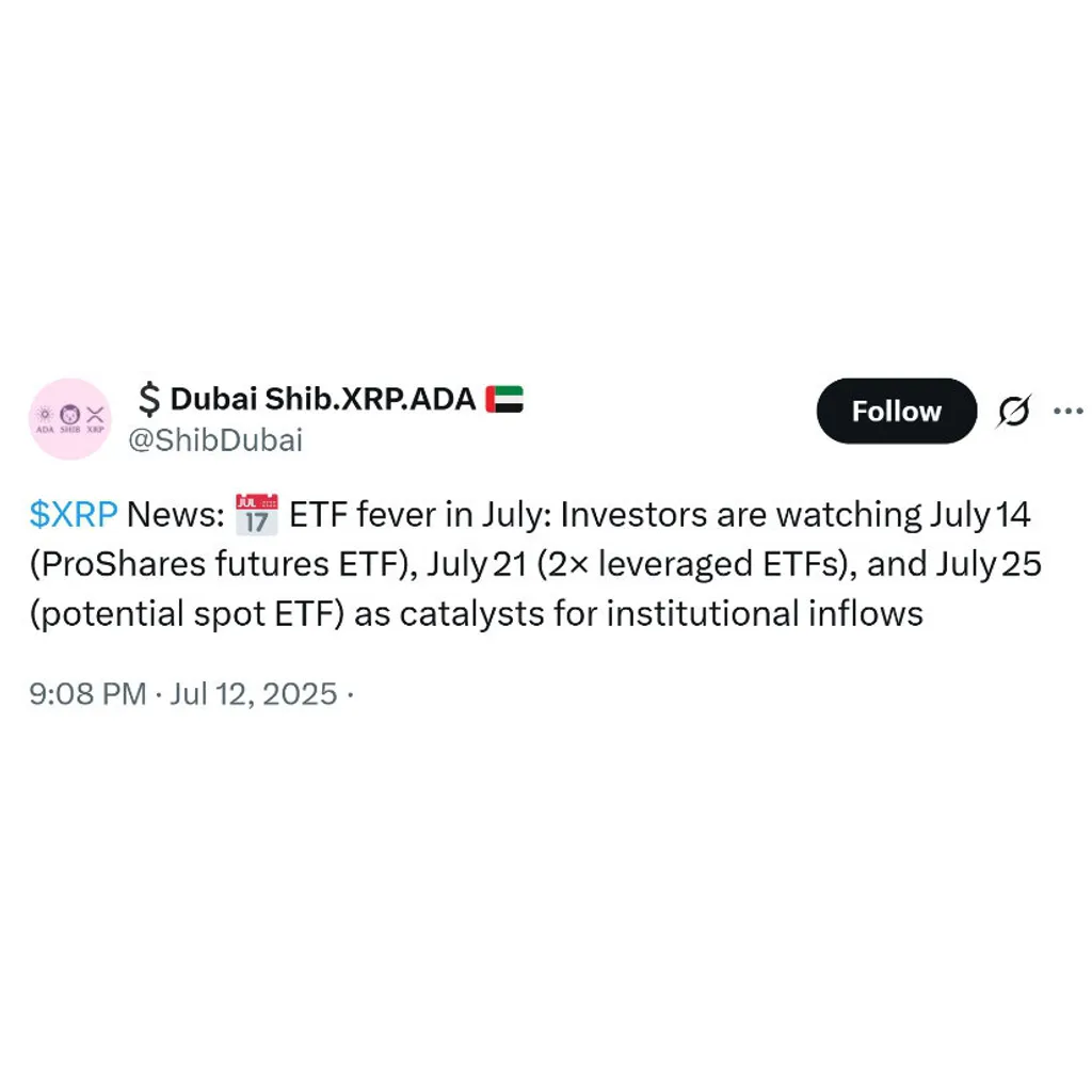 XRP News Today: XRP Market Heating Up With Eyes on July 14, 21, and 25 for Major Price Action – Brave New Coin XRP News Today: XRP Market Heating Up With Eyes on July 14, 21, and 25 for Major Price Action – Brave New Coin