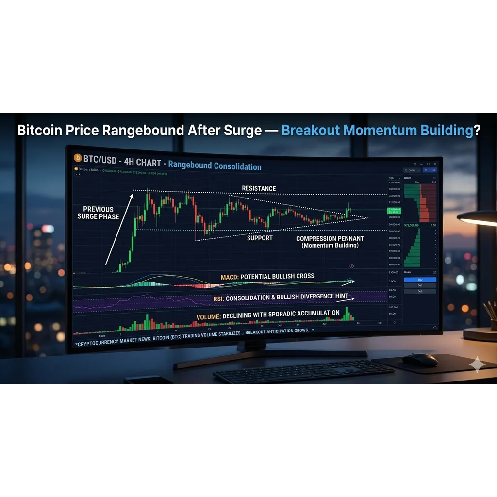Bitcoin Price Rangebound After Surge — Breakout Momentum Building? Bitcoin Price Rangebound After Surge — Breakout Momentum Building?