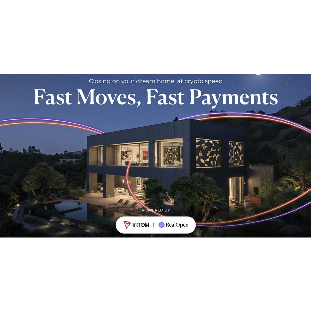 TRON and RealOpen launch holiday campaign for USDT real estate purchases TRON and RealOpen launch holiday campaign for USDT real estate purchases