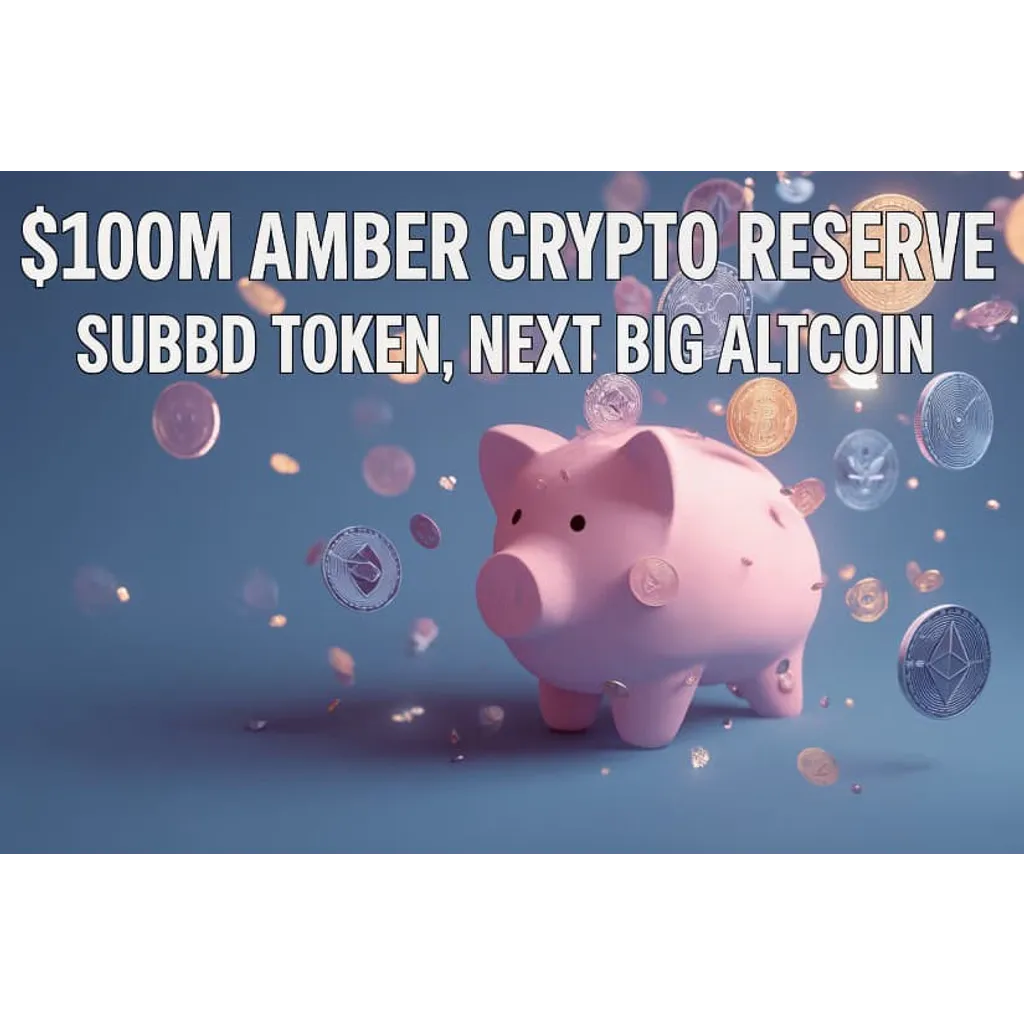 Amber’s 0M Crypto Reserve Expands – Why SUBBD Token Is Among the Best Altcoins Amber’s 0M Crypto Reserve Expands – Why SUBBD Token Is Among the Best Altcoins
