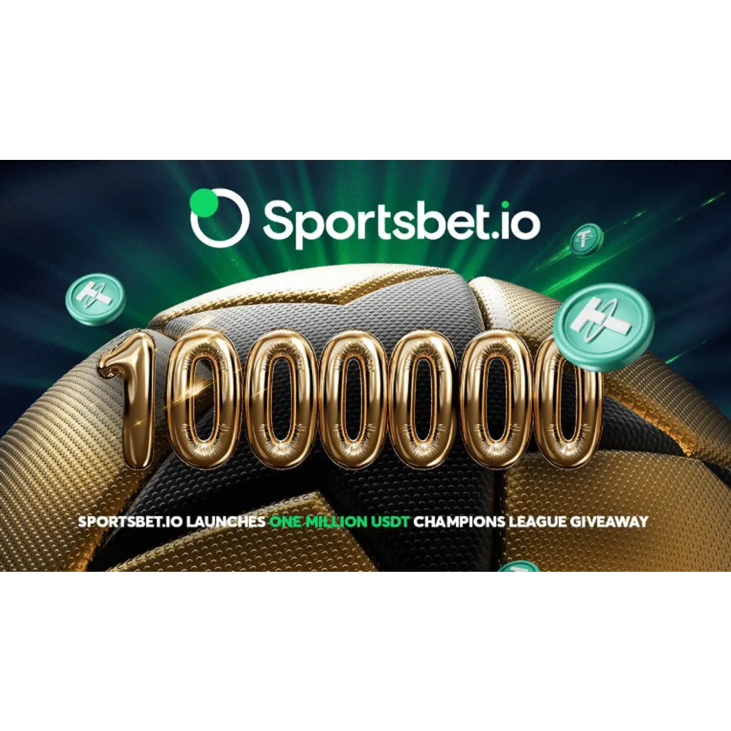 Sportsbet.io offers a 1 million USDT giveaway for… Sportsbet.io offers a 1 million USDT giveaway for…