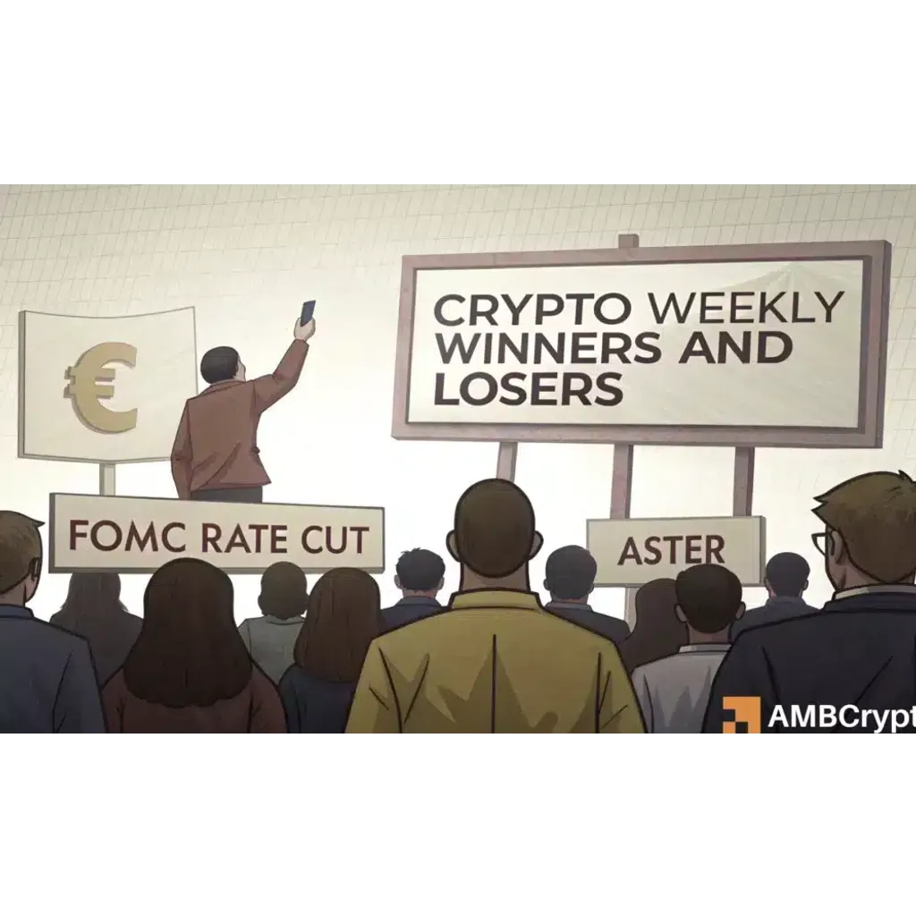 Crypto market weekly winners and losers include ASTER DEXE FARTCOIN SPX Crypto market weekly winners and losers include ASTER DEXE FARTCOIN SPX