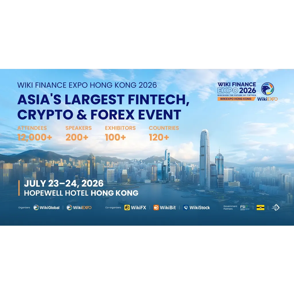 Wiki Finance Expo Hong Kong 2026: Asia’s Largest Fintech and Web3.0 event Set for July! Wiki Finance Expo Hong Kong 2026: Asia’s Largest Fintech and Web3.0 event Set for July!