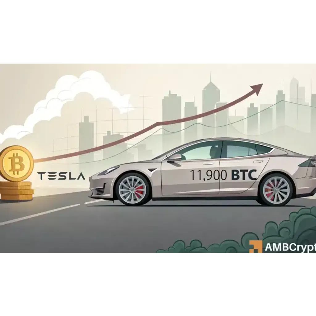 Tesla’s Bitcoin stash soars – How institutions are shaping BTC’s future Tesla’s Bitcoin stash soars – How institutions are shaping BTC’s future