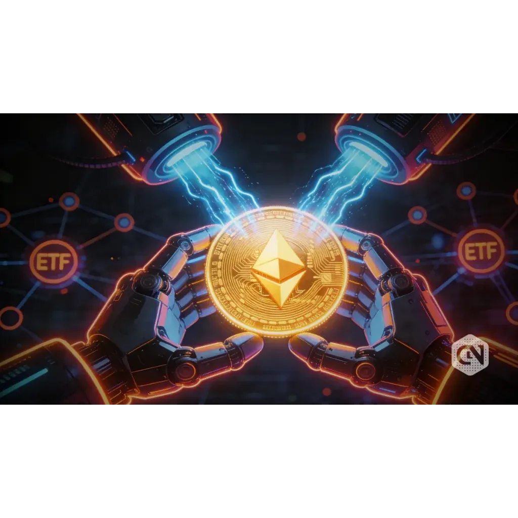 Ethereum Gains 3.5% as ETF Inflows Extend and Staking Rises Ethereum Gains 3.5% as ETF Inflows Extend and Staking Rises