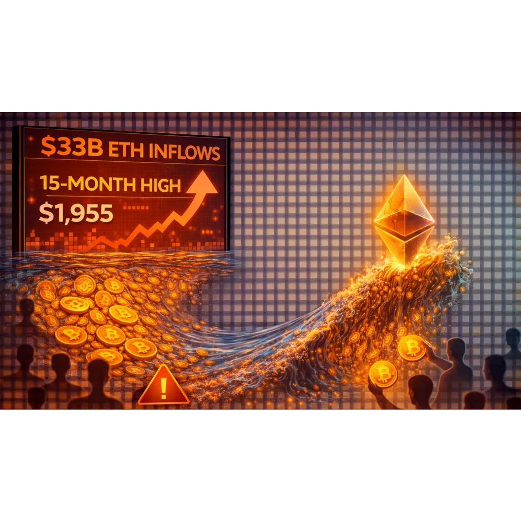 The Billion Inundation: Ethereum Inflows Hit a 15-Month High As Price Teeters At ,955 The Billion Inundation: Ethereum Inflows Hit a 15-Month High As Price Teeters At ,955