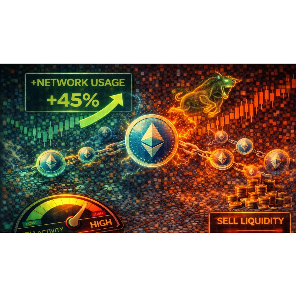 Ethereum Network Usage Jumps Nearly 45% As Bulls Push to Reclaim Higher Levels Ethereum Network Usage Jumps Nearly 45% As Bulls Push to Reclaim Higher Levels