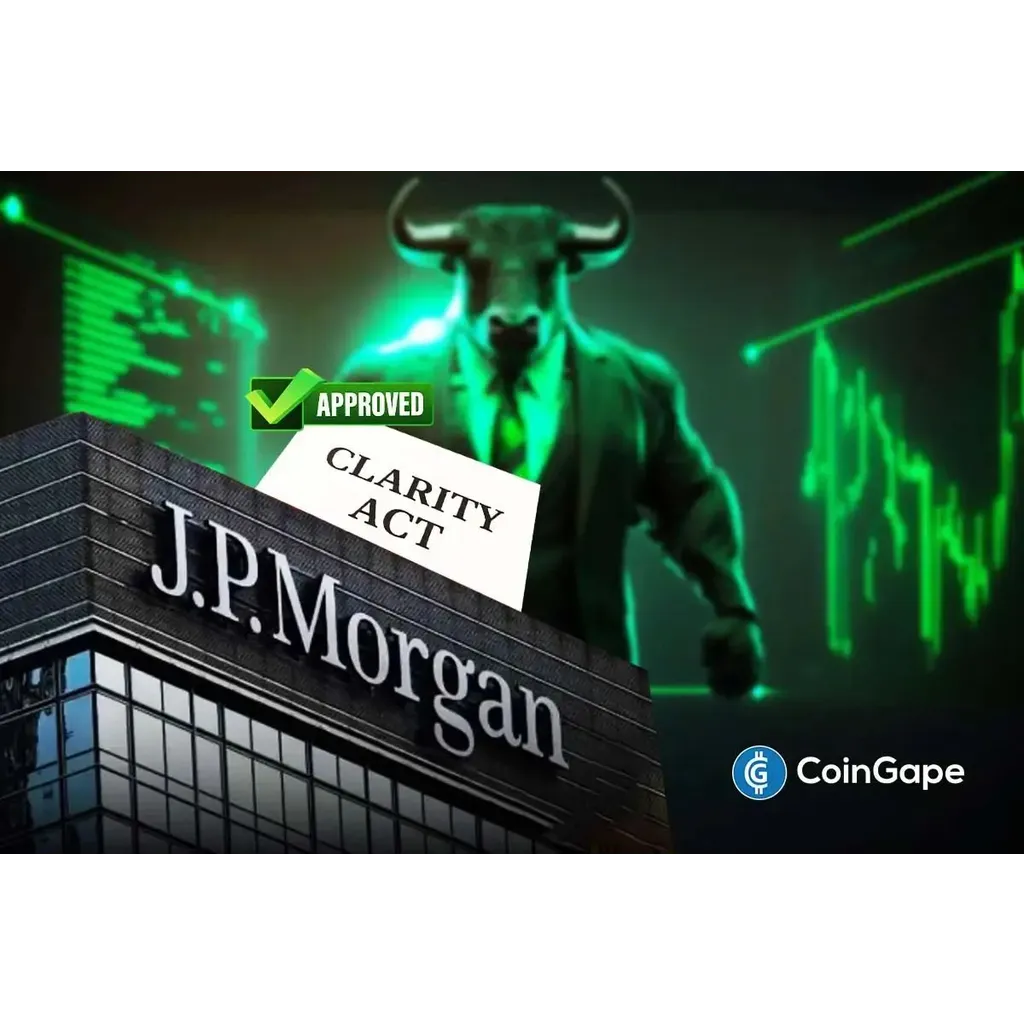JPMorgan Projects Bullish Crypto Market in H2 Following CLARITY Act Approval JPMorgan Projects Bullish Crypto Market in H2 Following CLARITY Act Approval