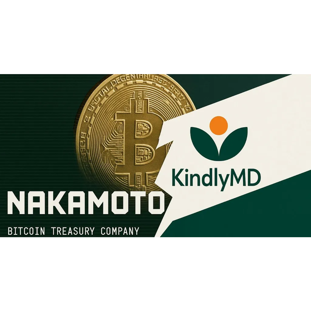KindlyMD expands Nakamoto Bitcoin Treasury with 9 million purchase of 5,744 Bitcoin KindlyMD expands Nakamoto Bitcoin Treasury with 9 million purchase of 5,744 Bitcoin