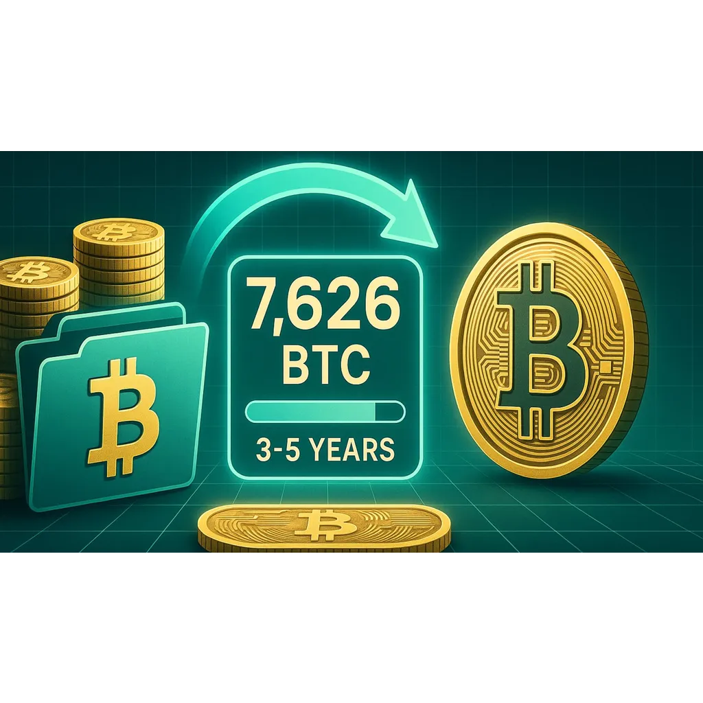 7,626 BTC aged three to five years moves onchain 7,626 BTC aged three to five years moves onchain