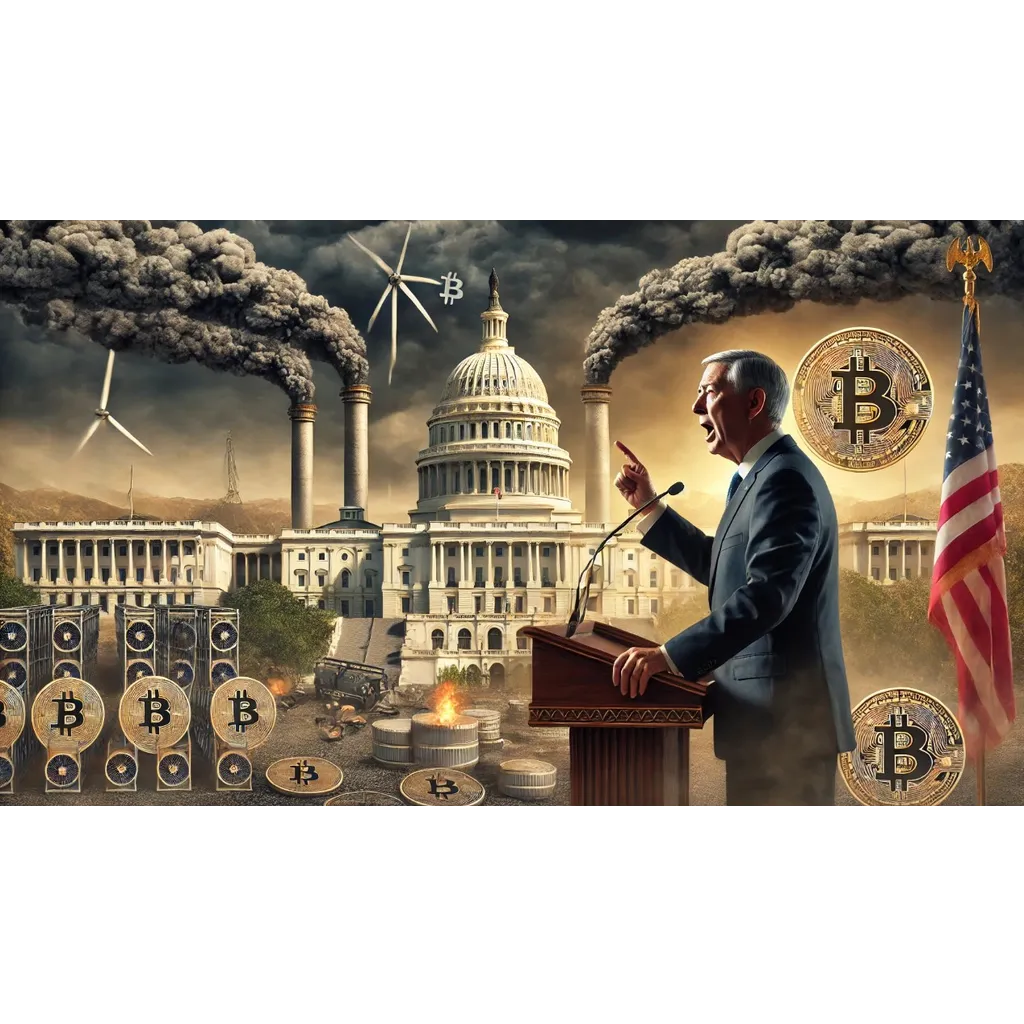 US Senator criticizes cryptocurrency environmental impact and warns of reckoning US Senator criticizes cryptocurrency environmental impact and warns of reckoning