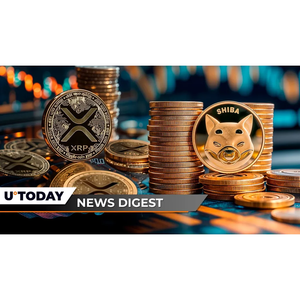 XRP Sees 6% Increase as Bollinger Bands Signal Momentum, Bitcoin ETFs Record Renewed Inflows, 549 Billion SHIB Enter Circulation — U.Today Crypto Digest XRP Sees 6% Increase as Bollinger Bands Signal Momentum, Bitcoin ETFs Record Renewed Inflows, 549 Billion SHIB Enter Circulation — U.Today Crypto Digest